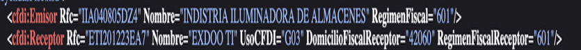 Resultado con RFCs y nombres
