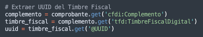 Código Python para leer Timbre Fiscal Digital