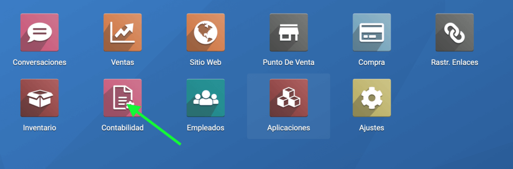 Acceso al módulo Contabilidad