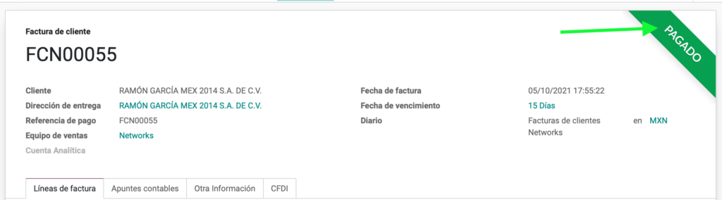Factura pagada