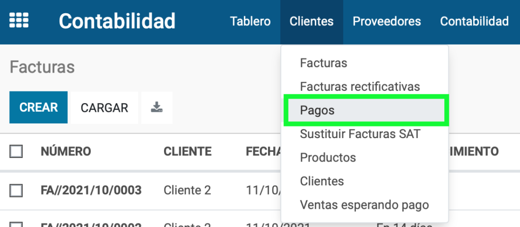 Acceso a Pagos