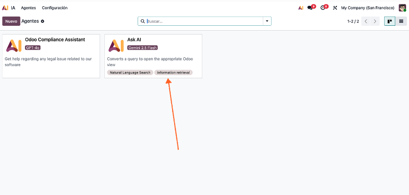 Configuración del proveedor Gemini en Odoo