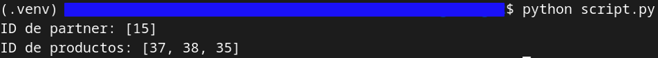 Resultado: 1 cliente azure y 3 productos pantalla