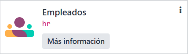 Ficha de empleado en Odoo 18 con datos completos