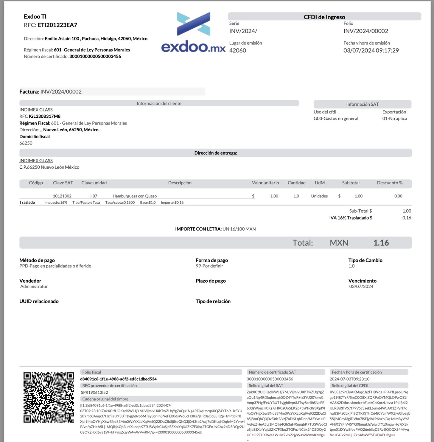 PDF cumpliendo características SAT
