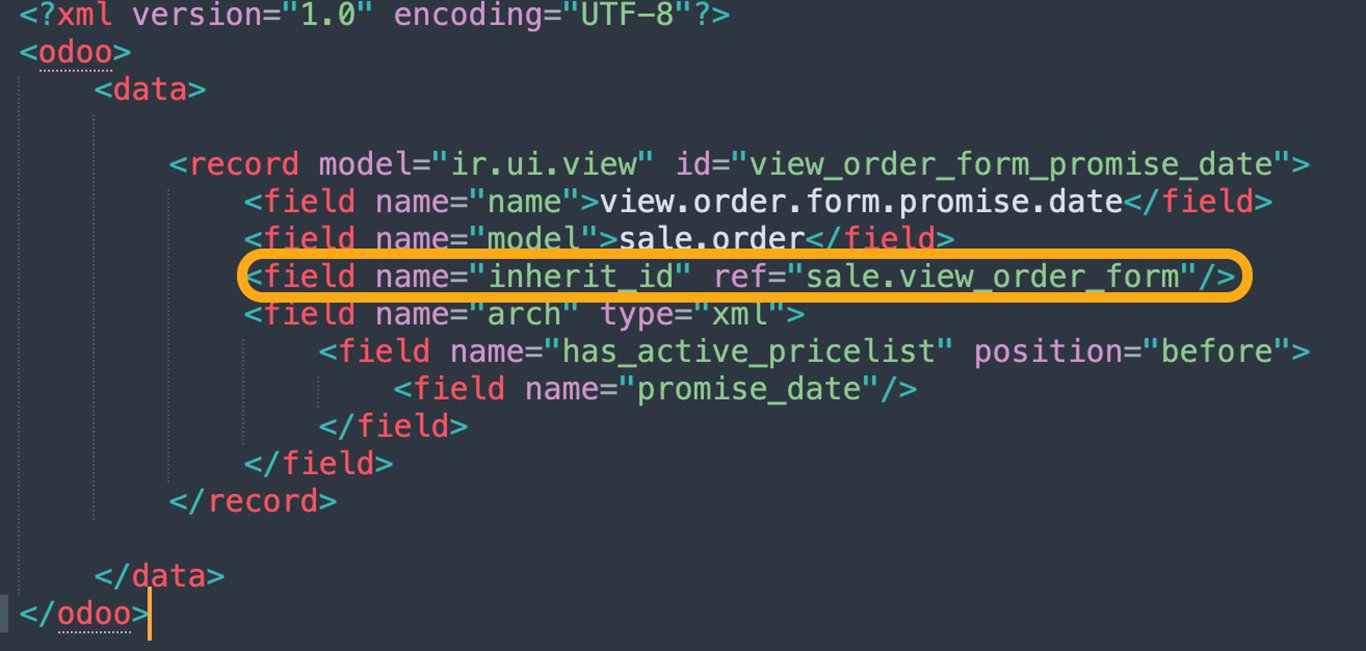 Vista heredada con inherit_id