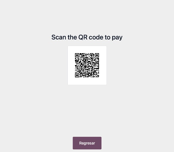 Código QR para pago en línea con Stripe