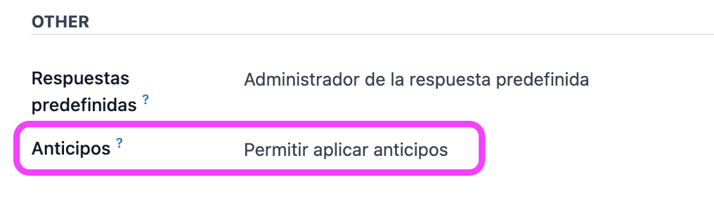 Configuración de permisos por usuario
