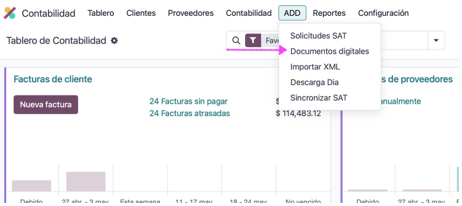 Acceso a documentos digitales