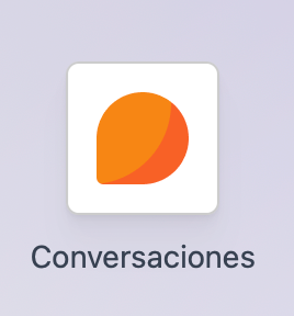 Vista del módulo Conversaciones de Odoo
