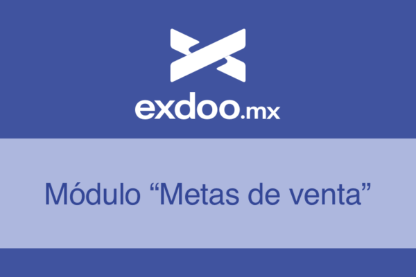 Módulo “Metas de venta”