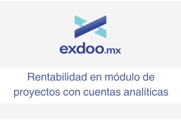 Rentabilidad en módulo de proyectos con cuentas analíticas
