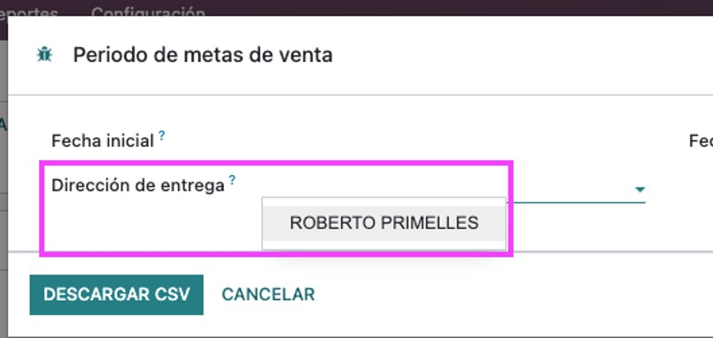 Wizard de selección de cliente