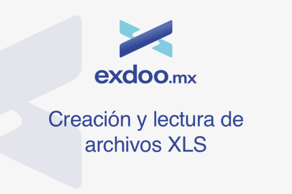 Creación y lectura de archivos XLS